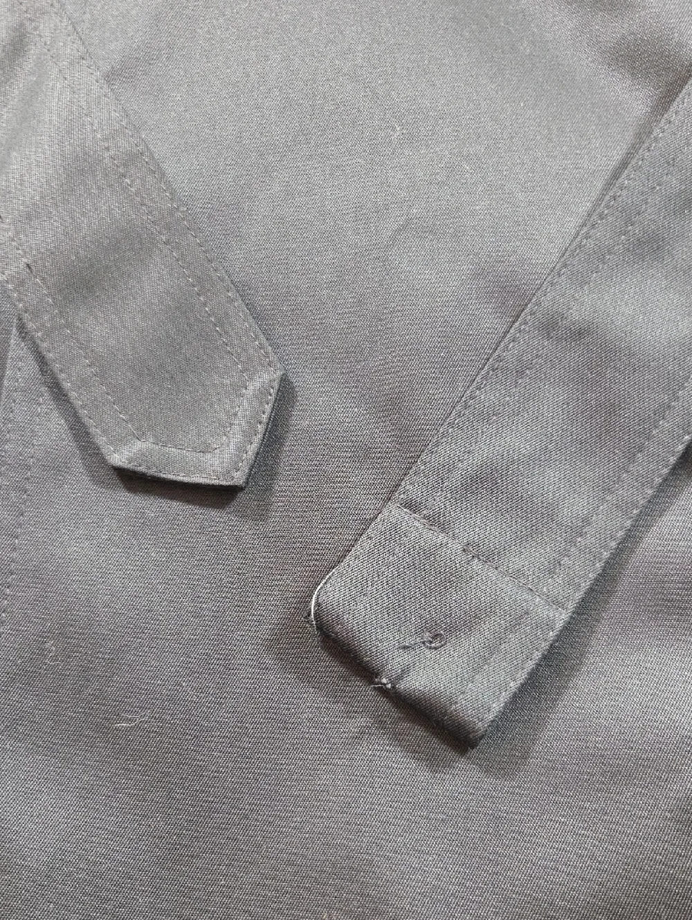 Ralph Ralph Lauren Black Wool Blend  Double-Breasted Trench Coat Jacket - Picture 14 of 16